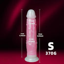 9.05in 10.23in Skin Sliding Foreskin Large Fluorescence Female Dildo