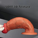9.05in 10.62in 12.2in Eggless Extra Large Liquid Silicone Simulation Dildo