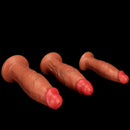 9.05in 10.62in 12.2in Eggless Extra Large Liquid Silicone Simulation Dildo