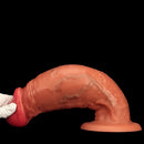 9.05in 10.62in 12.2in Eggless Extra Large Liquid Silicone Simulation Dildo