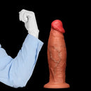 9.05in 10.62in 12.2in Eggless Extra Large Liquid Silicone Simulation Dildo