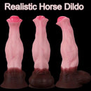 9.05in 10.62in 12.59in 14.96in Horse Knot Cock Dildo Big Silicone Odd Soft Dildo