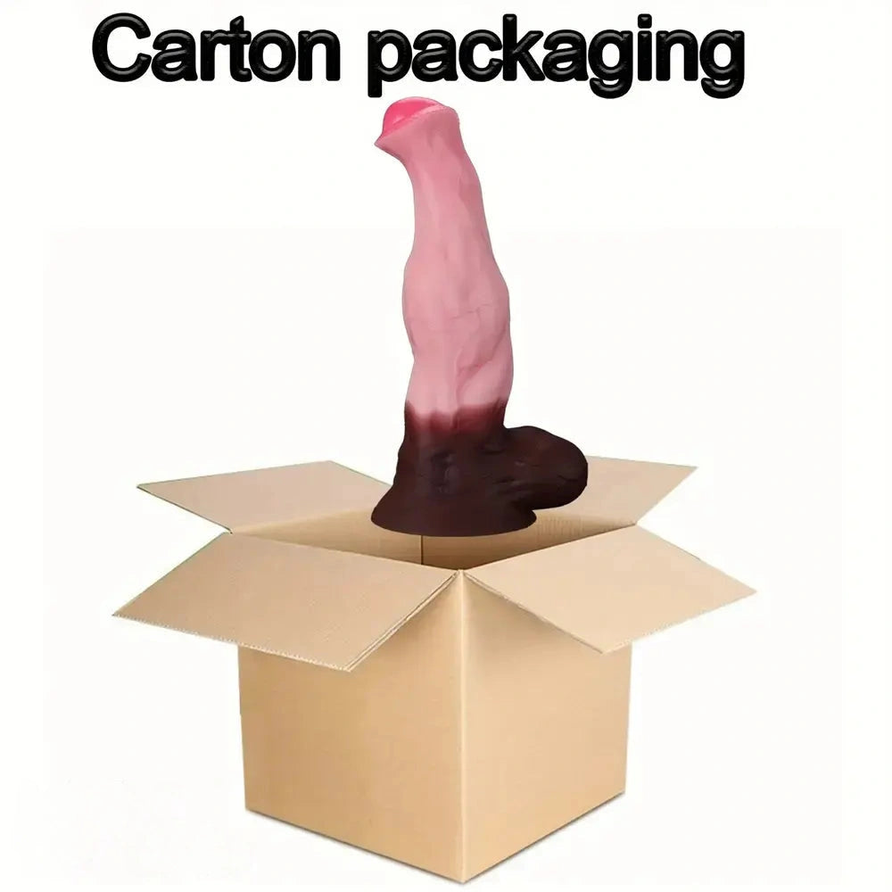 9.05in 10.62in 12.59in 14.96in Horse Knot Cock Dildo Big Silicone Odd Soft Dildo