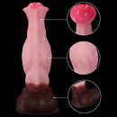 9.05in 10.62in 12.59in 14.96in Horse Knot Cock Dildo Big Silicone Odd Soft Dildo