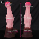 9.05in 10.62in 12.59in 14.96in Horse Knot Cock Dildo Big Silicone Odd Soft Dildo