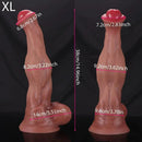 9.05in 10.62in 12.59in 14.96in Horse Knot Cock Dildo Big Silicone Odd Soft Dildo
