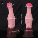 9.05in 10.62in 12.59in 14.96in Horse Knot Cock Dildo Big Silicone Odd Soft Dildo