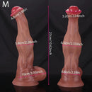 9.05in 10.62in 12.59in 14.96in Horse Knot Cock Dildo Big Silicone Odd Soft Dildo