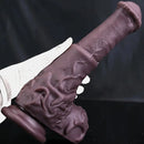 9.05in 10.62in Extra Large Horse Dildo with Pink Corundum & Purple Intestine