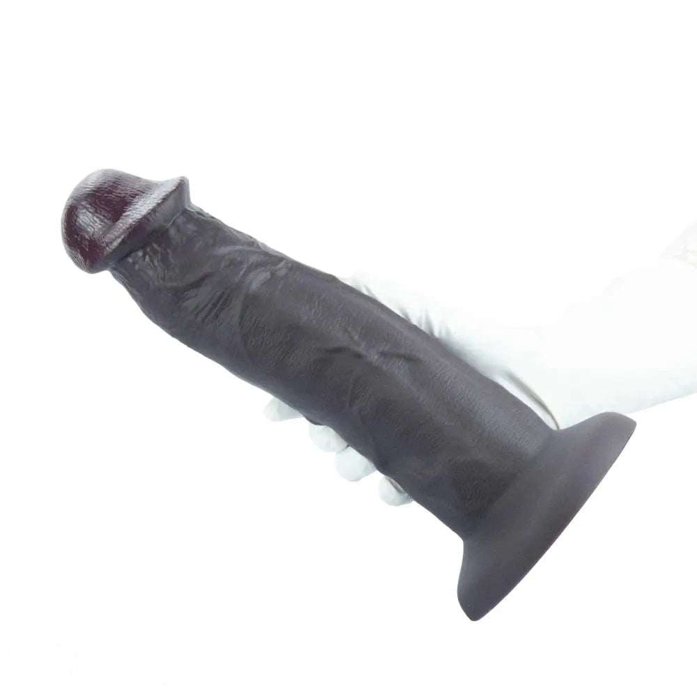 9.05in 11.02in 12.59in Egg-free Silicone Big Dildo For G Spot And Anal Game