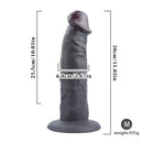 9.05in 11.02in 12.59in Egg-free Silicone Big Dildo For G Spot And Anal Game