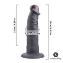9.05in 11.02in 12.59in Egg-free Silicone Big Dildo For G Spot And Anal Game
