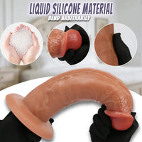 9.05in 11.02in 12.59in Egg-free Silicone Big Dildo For G Spot And Anal Game