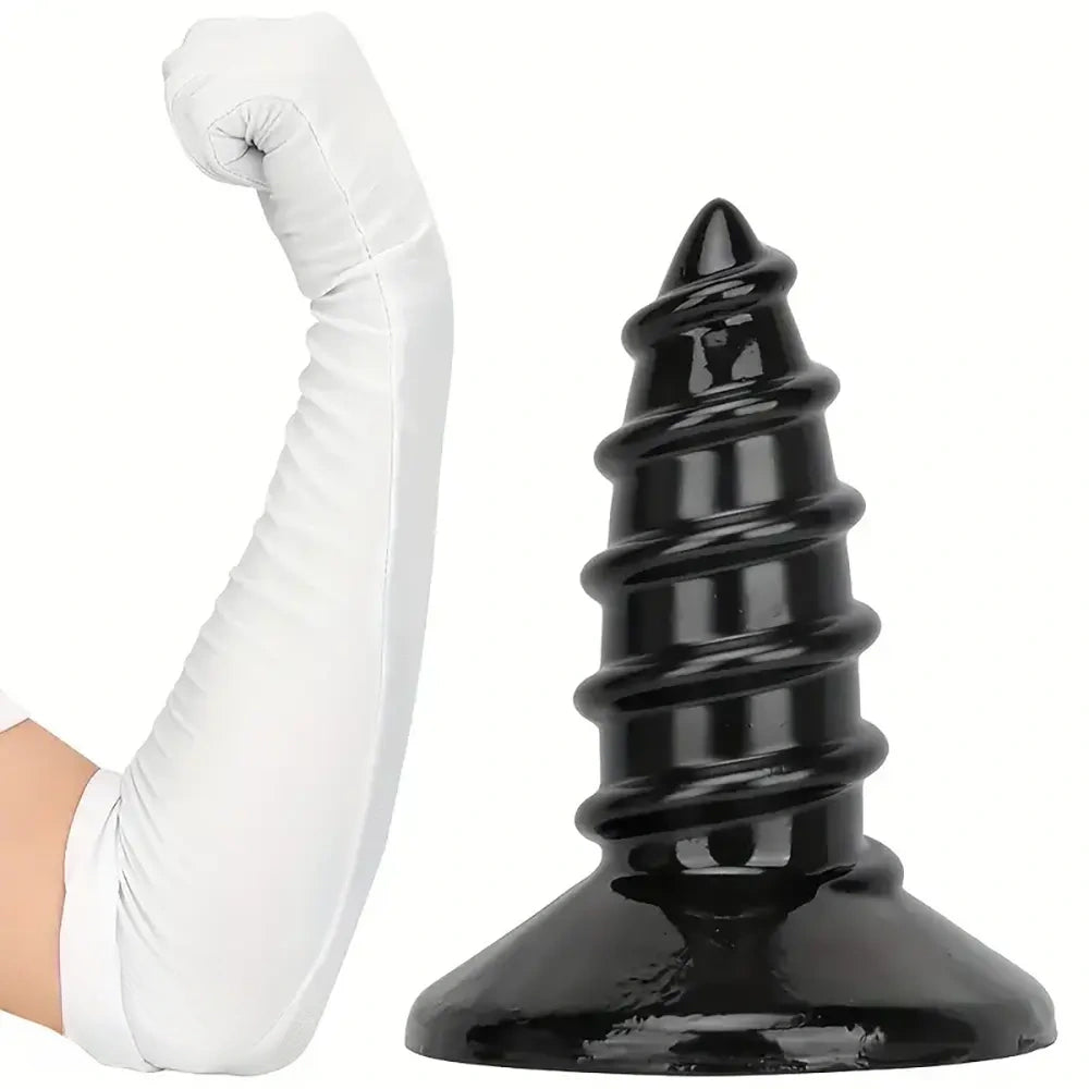 9.05in 11.22in Big Screw Thick Oversized Black Dildo For Anal Sex