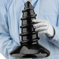 9.05in 11.22in Big Screw Thick Oversized Black Dildo For Anal Sex