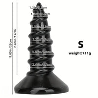9.05in 11.22in Big Screw Thick Oversized Black Dildo For Anal Sex