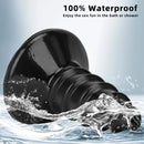 9.05in 11.22in Black Oversized Screw Giant PVC Penis Anal Plug Wide Dildo