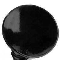 9.05in 11.22in Black Oversized Screw Giant PVC Penis Anal Plug Wide Dildo