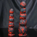 9.05in 11.41in Silicone Soft Monster Skull Big Thick Creature Dildo For Clit