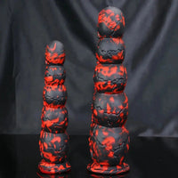 9.05in 11.41in Silicone Soft Monster Skull Big Thick Creature Dildo For Clit