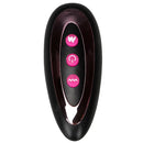 9.05in 4in1 Heating Thrusting Vibrating Rotation Remote Horse Ebony Dildo