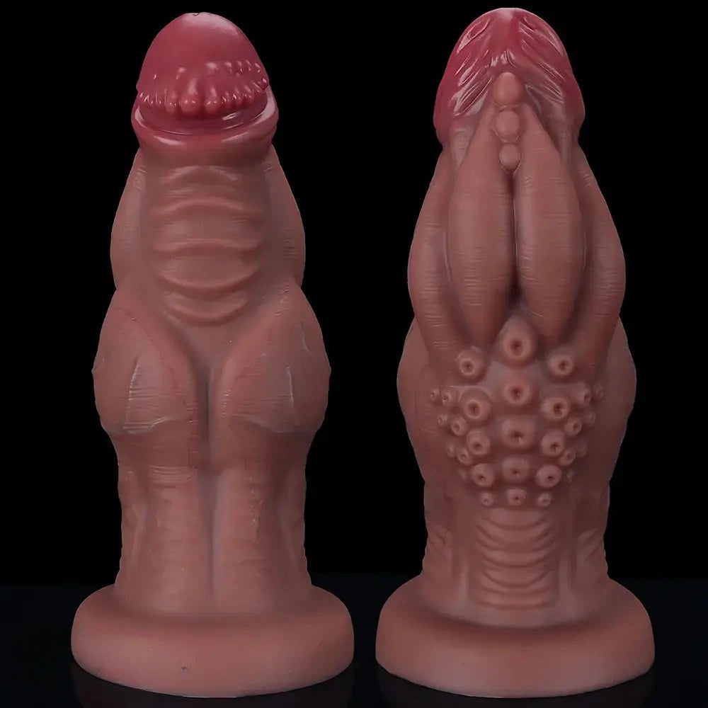 9.05in 9.44in 10.23in 11.61in 12.59in G-Spot Tentacle Knot Fantasy Dildo