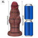9.05in 9.44in 10.23in 11.61in 12.59in G-Spot Tentacle Knot Fantasy Dildo