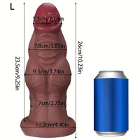 9.05in 9.44in 10.23in 11.61in 12.59in G-Spot Tentacle Knot Fantasy Dildo