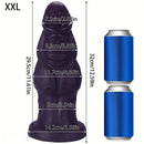 9.05in 9.44in 10.23in 11.61in 12.59in G-Spot Tentacle Knot Fantasy Dildo