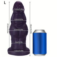 9.05in 9.44in 10.23in 11.61in 12.59in G-Spot Tentacle Knot Fantasy Dildo