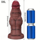 9.05in 9.44in 10.23in 11.61in 12.59in G-Spot Tentacle Knot Fantasy Dildo