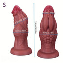 9.05in 9.44in 10.23in 11.61in 12.59in G-Spot Tentacle Knot Fantasy Dildo