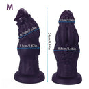 9.05in 9.44in 10.23in 11.61in 12.59in G-Spot Tentacle Knot Fantasy Dildo
