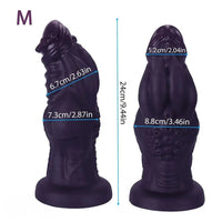 9.05in 9.44in 10.23in 11.61in 12.59in G-Spot Tentacle Knot Fantasy Dildo