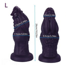 9.05in 9.44in 10.23in 11.61in 12.59in G-Spot Tentacle Knot Fantasy Dildo