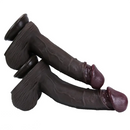 9.05in 9.84in 11.42in 12.6in Realistic Large Soft Silicone Penis Dildo
