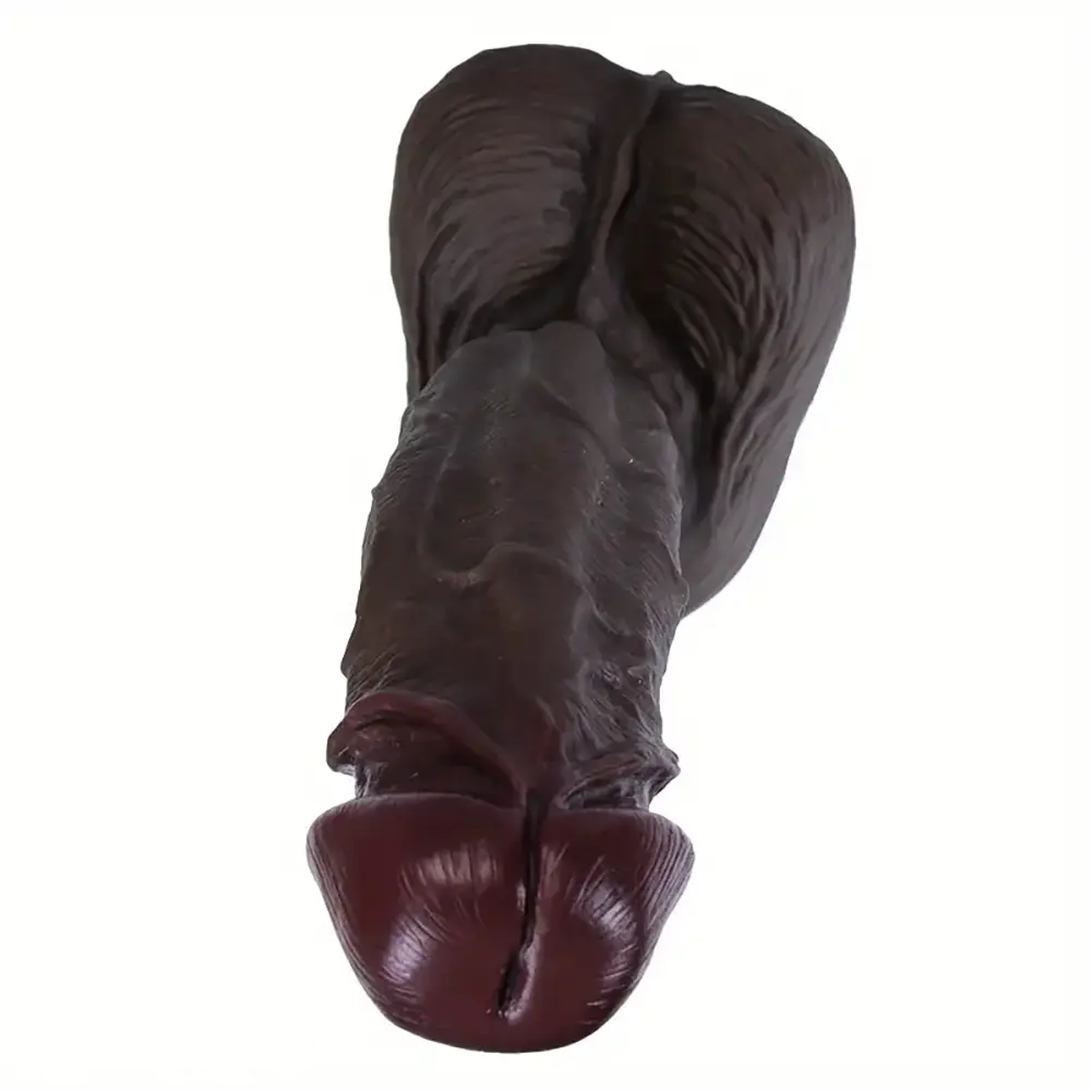 9.05in 9.84in 11.42in 12.6in Realistic Large Soft Silicone Penis Dildo
