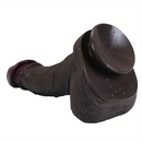 9.05in 9.84in 11.42in 12.6in Realistic Large Soft Silicone Penis Dildo