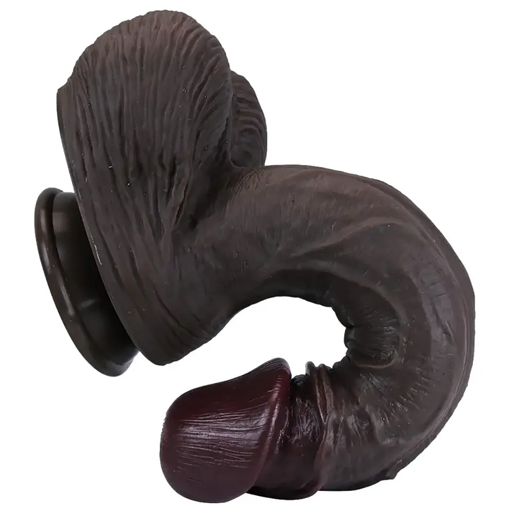 9.05in 9.84in 11.42in 12.6in Realistic Large Soft Silicone Penis Dildo