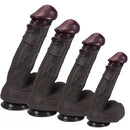 9.05in 9.84in 11.42in 12.6in Realistic Large Soft Silicone Penis Dildo