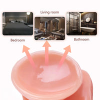 9.05in Big Skin Ejaculating Dildo Suction Cup Anal Sex Toy For Women