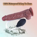 9.05in Big Skin Ejaculating Dildo Suction Cup Anal Sex Toy For Women