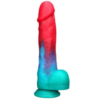 9.05in Big Smart Heating Thrusting Vibrating Remote Control Dildo