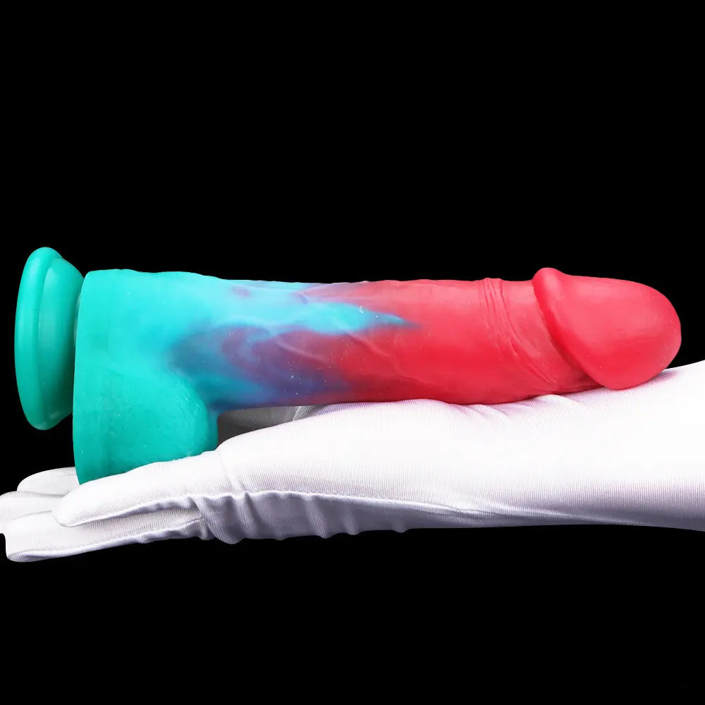 9.05in Big Smart Heating Thrusting Vibrating Remote Control Dildo