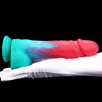 9.05in Big Smart Heating Thrusting Vibrating Remote Control Dildo