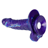 9.05in Dragon Scale Armor Animal Vibrating Dildo With Tapered Head