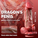 9.05in Dragon Vibrating Thrusting Big Silicone Soft Dildo Adult Toy