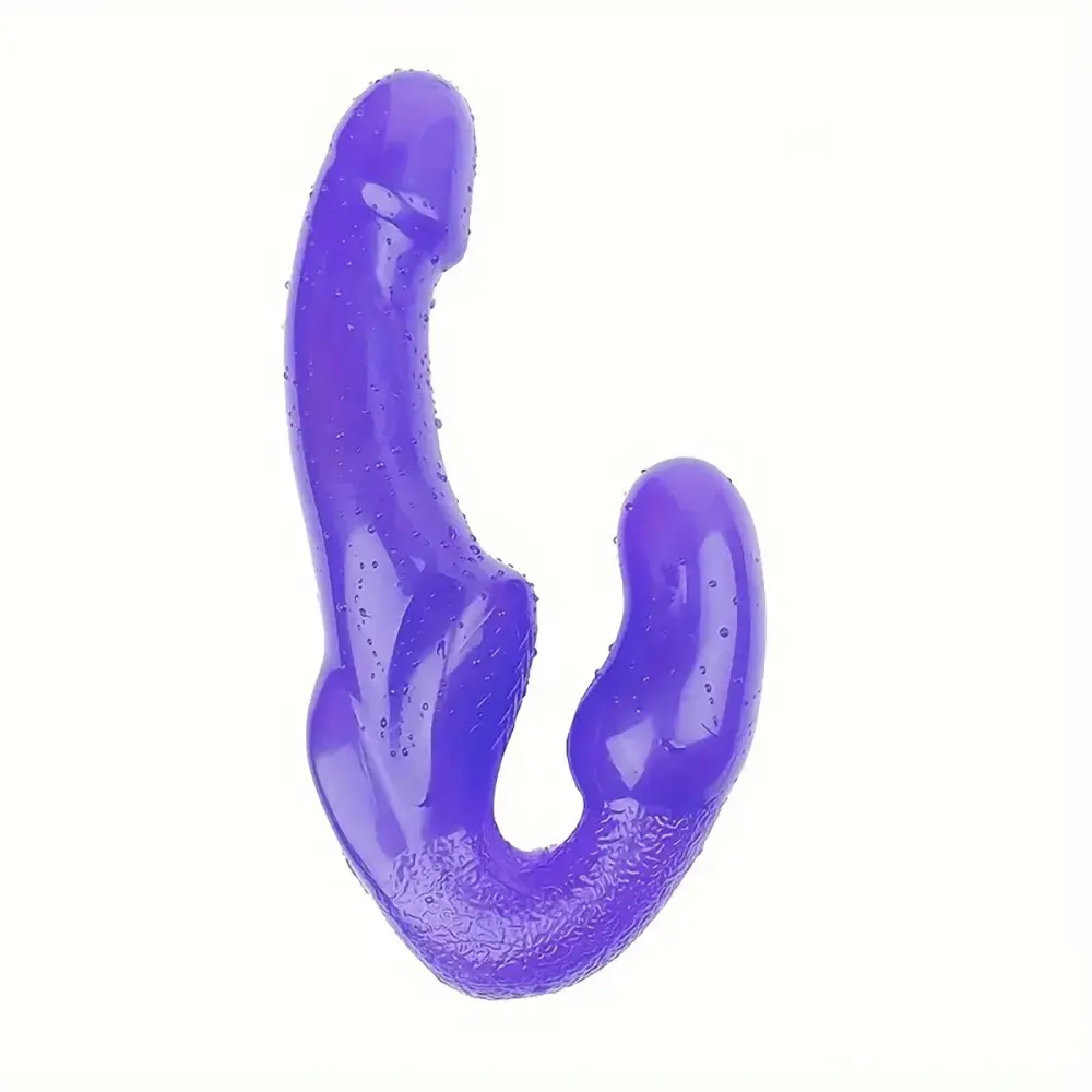 9.05in Dual Heads Strapless Strapon Dildo For Couples Lesbian Sex