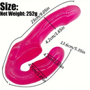 9.05in Dual Heads Strapless Strapon Dildo For Couples Lesbian Sex