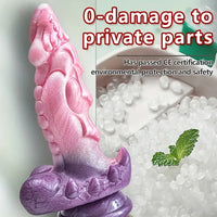 9.05in Fantasy Silicone Large Monster Anal Dildo For Anus Clit Sex
